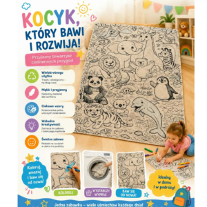 Koc do kolorowania- Kolorowo™